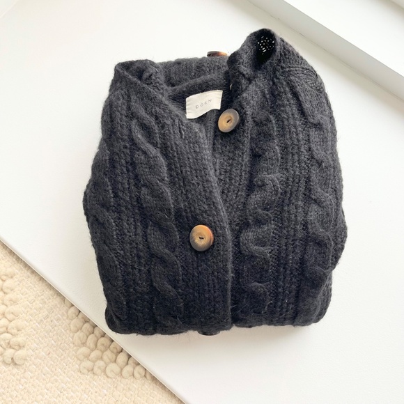 *RESERVED* Dôen 'Mesa' Cardigan Sweater, Black, XS - Picture 12 of 15